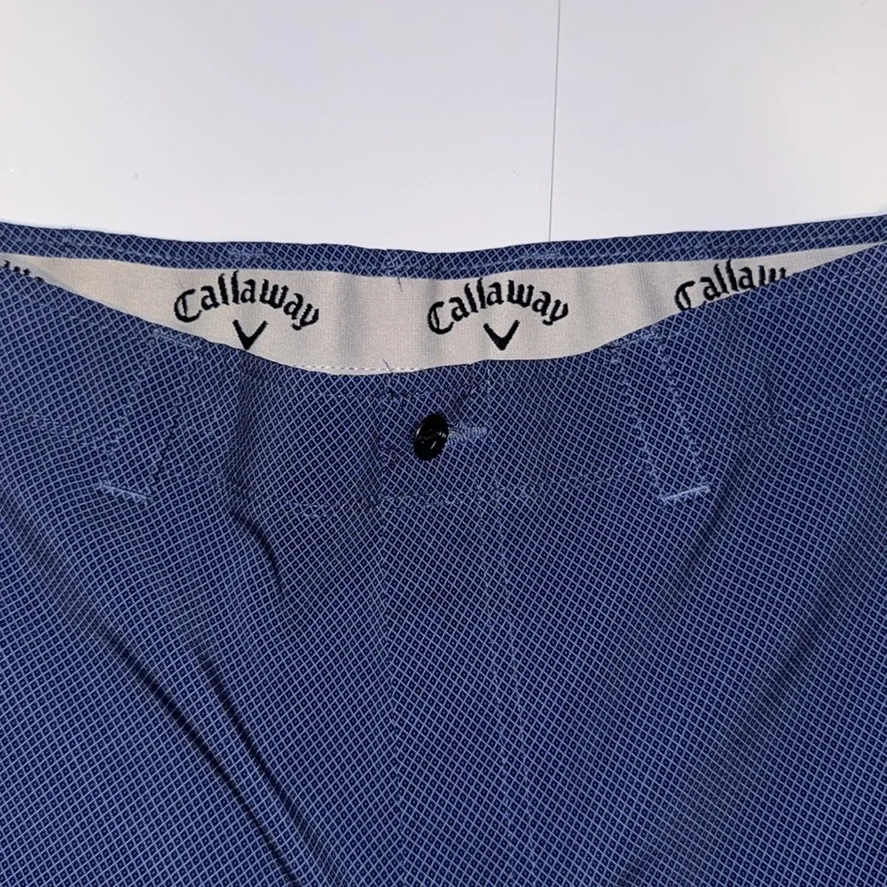 Callaway Navy Flat Front Shorts - Picture 3 of 7